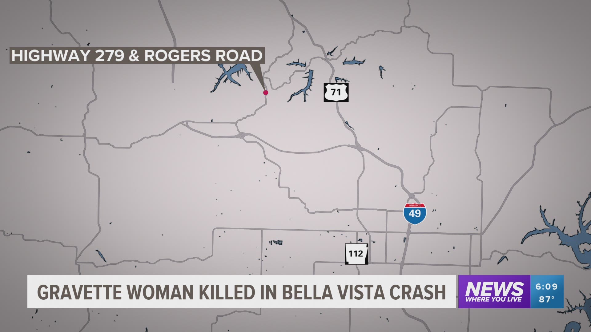 The woman died after being struck by a large commercial truck.