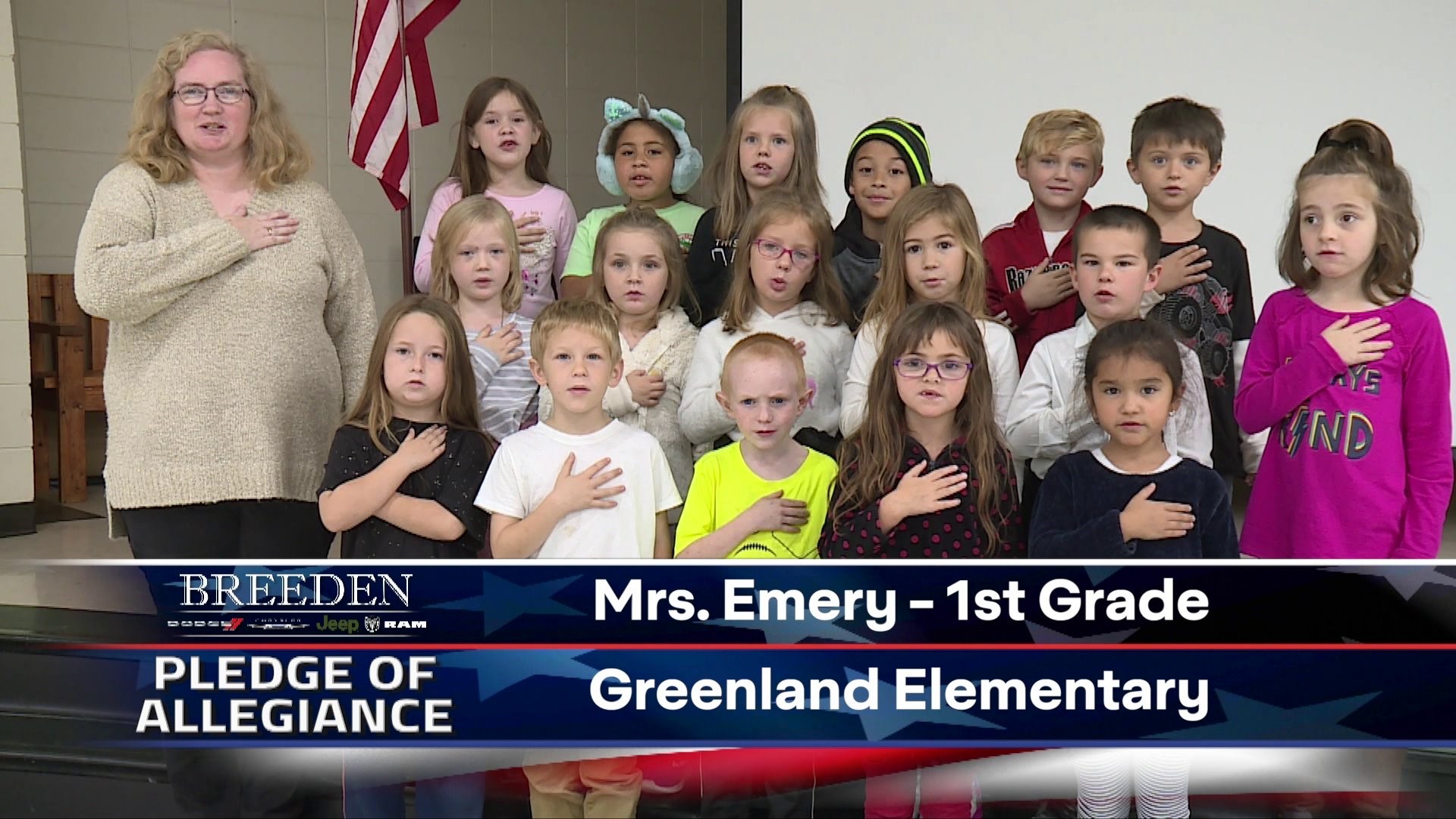 Mrs. Emery  1st Grade Greenland Elementary