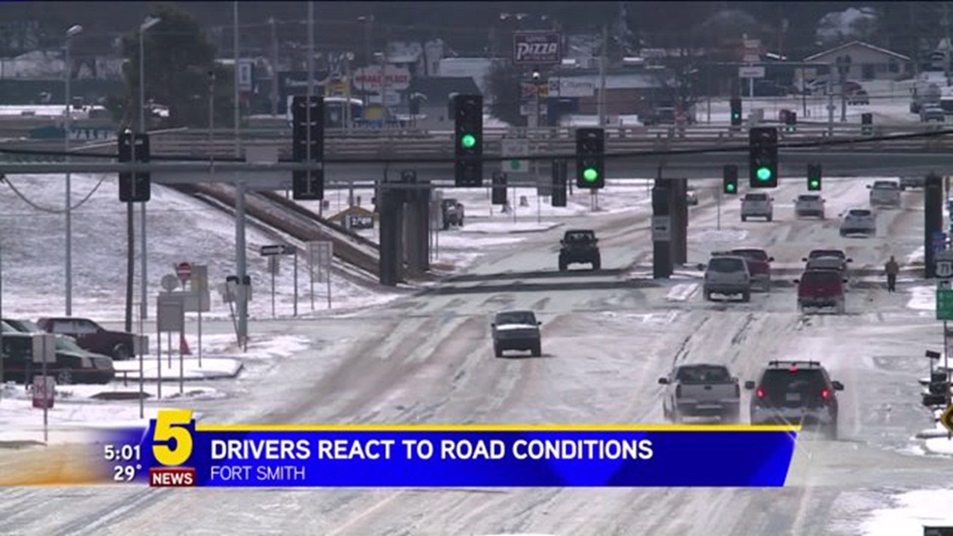 Drivers React To Winter Road Conditions