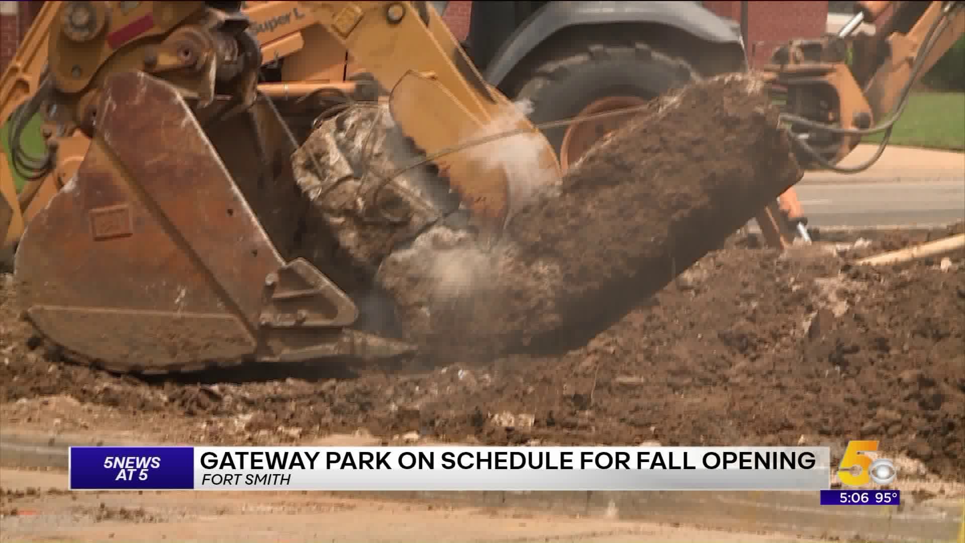 Gateway Park On Schedule For Fall Opening