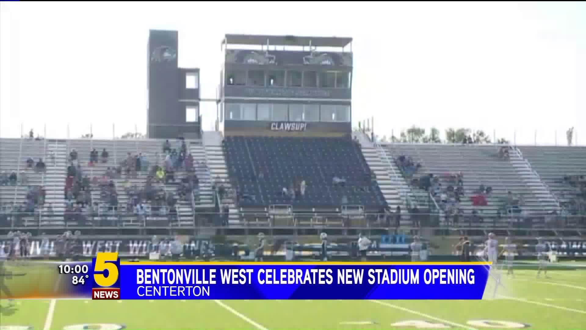 Bentonville West Celebrates New Stadium