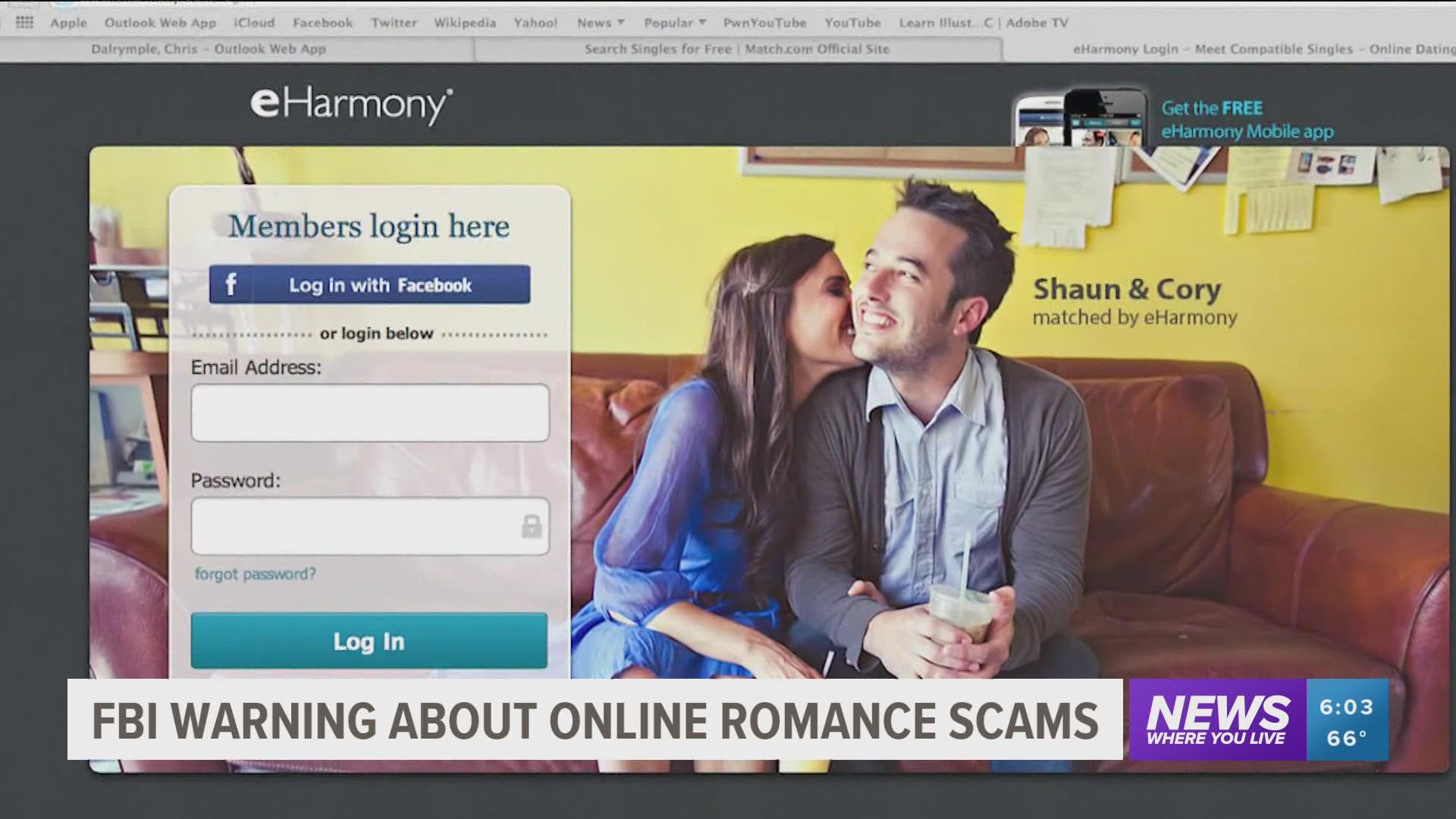 The FBI is warning people of online romance scams and how to avoid them or even flush them out.