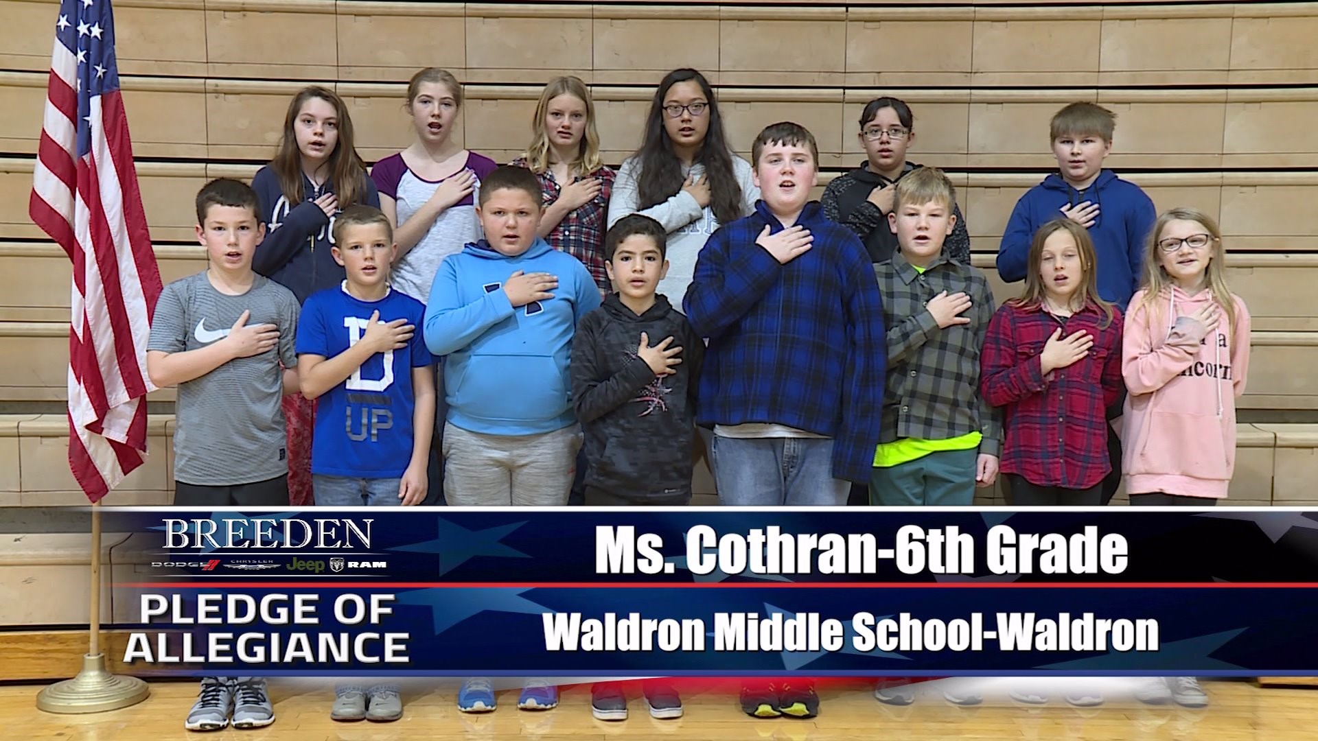 Ms.Cothran  6th Grade Waldron Middle School, Waldron