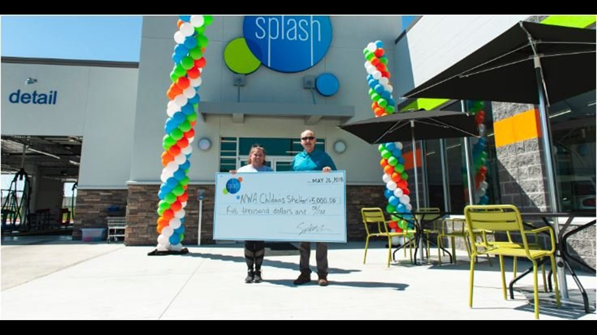 New Car Wash In Rogers Donates 5,000 To Children’s Shelter
