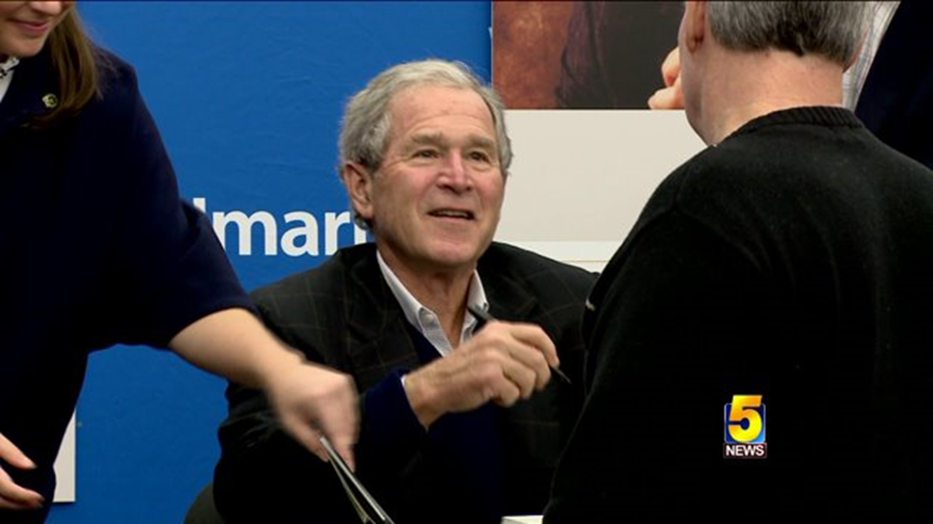 President George W. Bush Stops In NWA