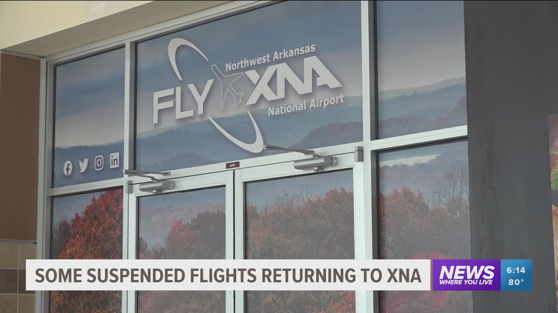 After a year of mostly empty planes and terminals, the Northwest Arkansas National Airport (XNA) announced the return of some suspended flights.