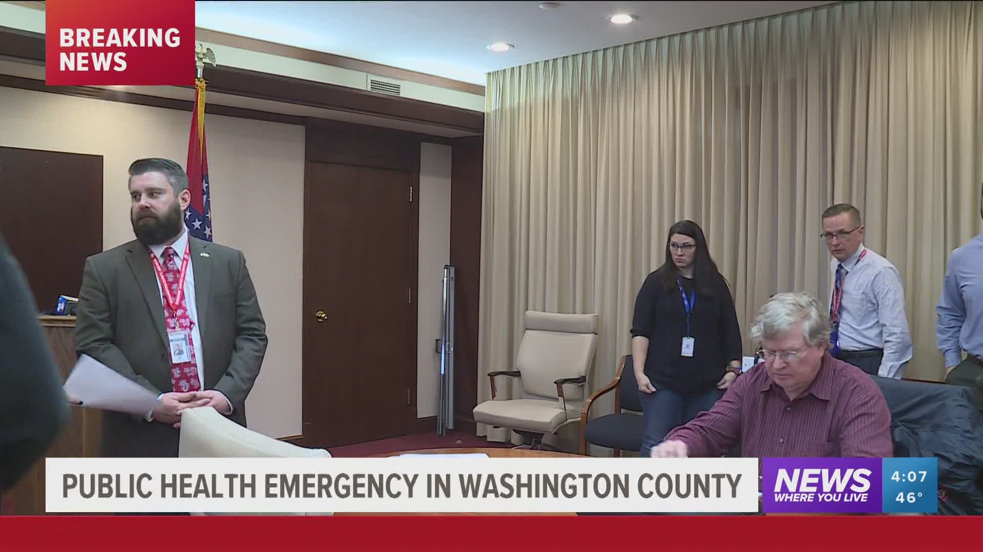 Public health emergency in Washington County