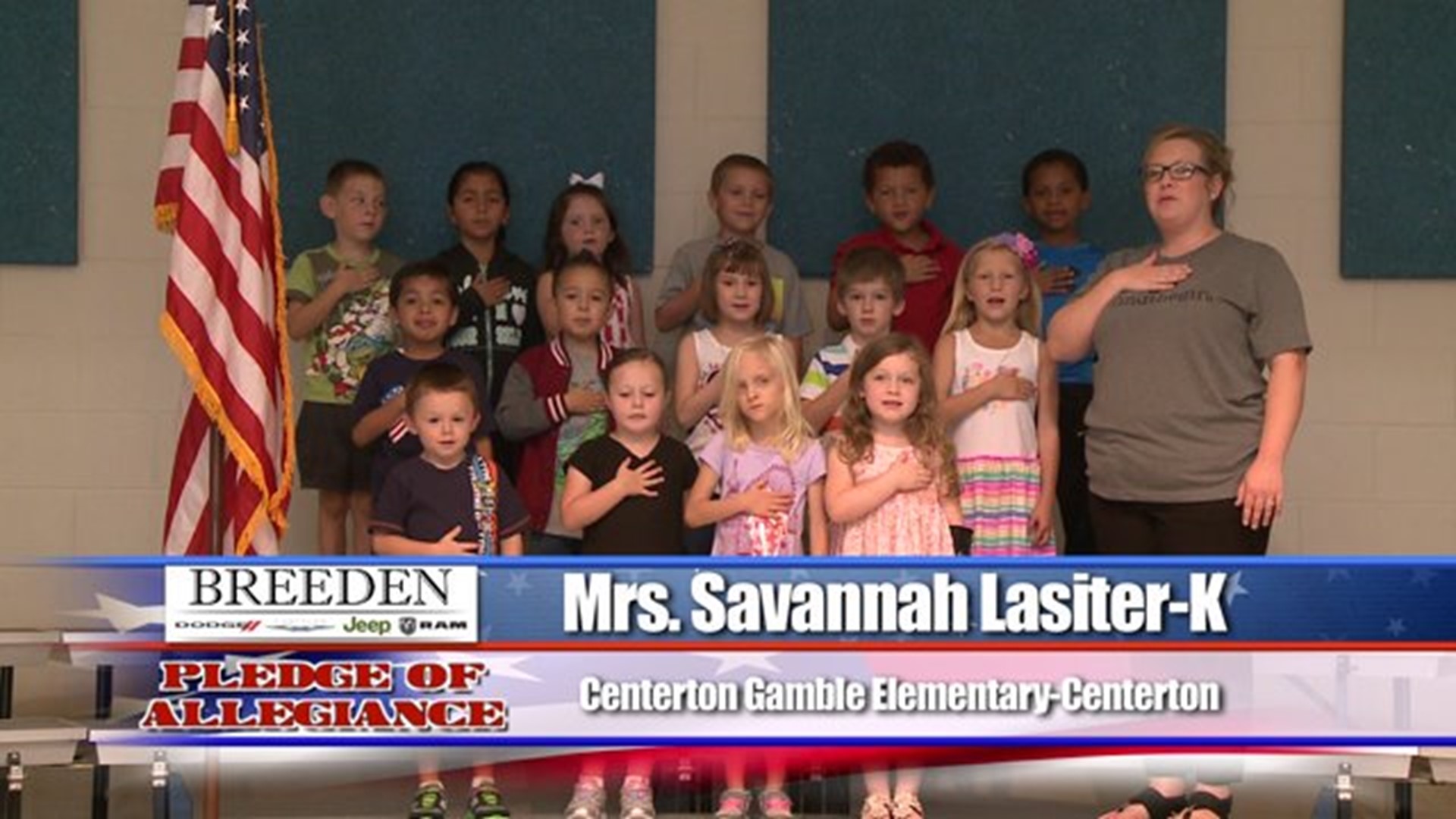 Centeron Gamble Elementary, Centerton - Mrs. Savannah Lasiter - Kindergarten