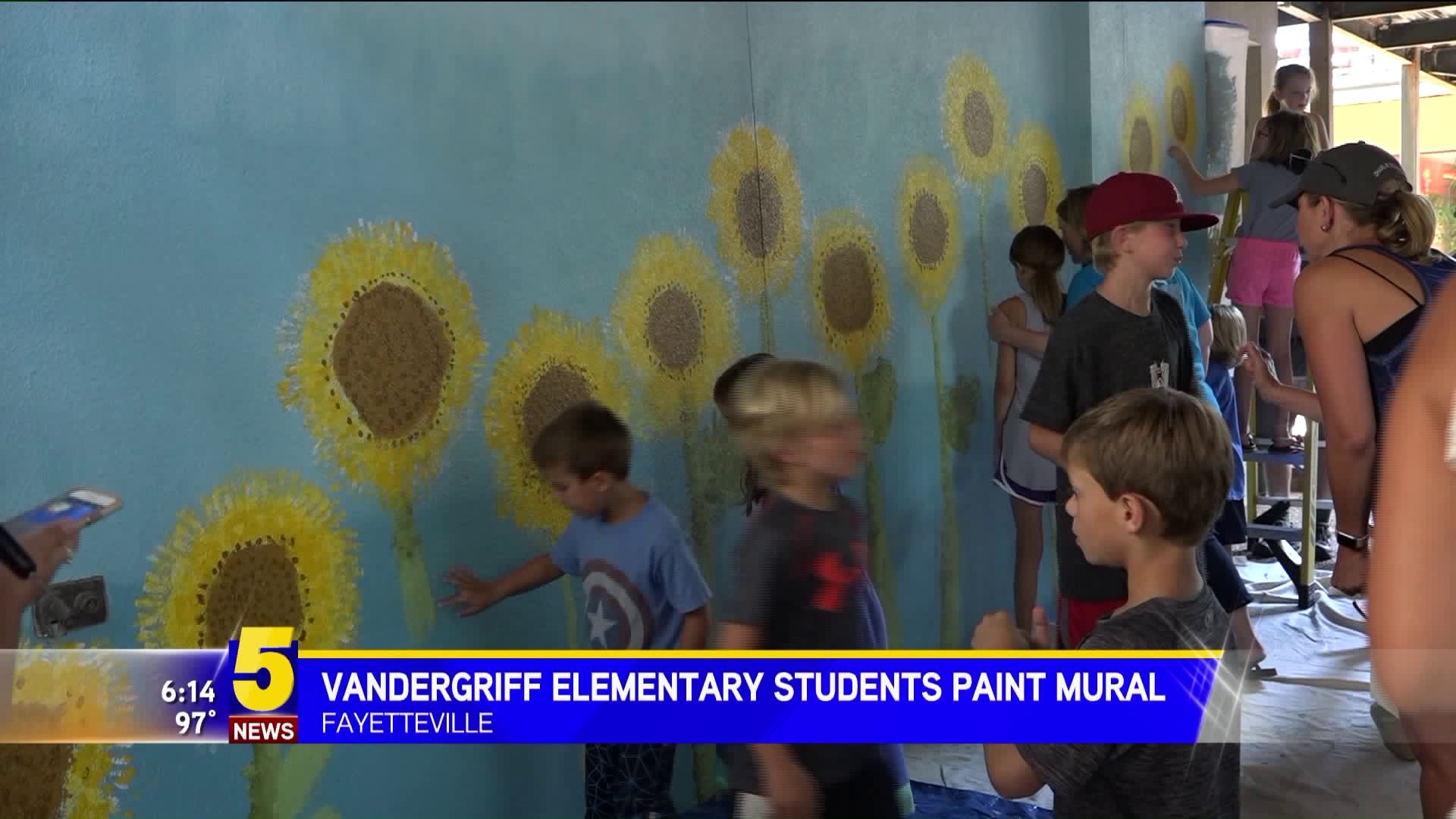 Students Paint Mural
