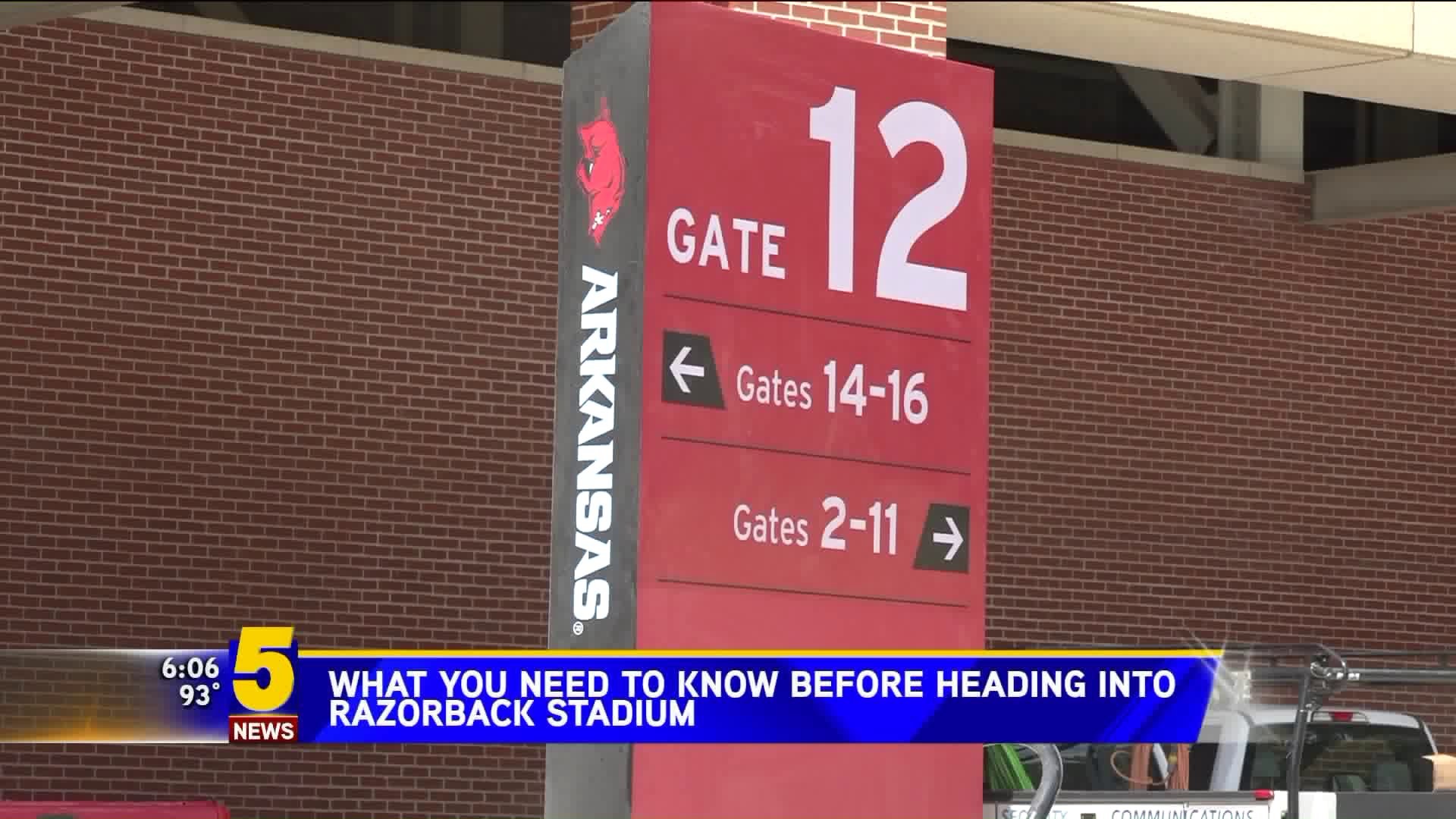 What You Need To Know Before Heading Inside Razorback Stadium ...