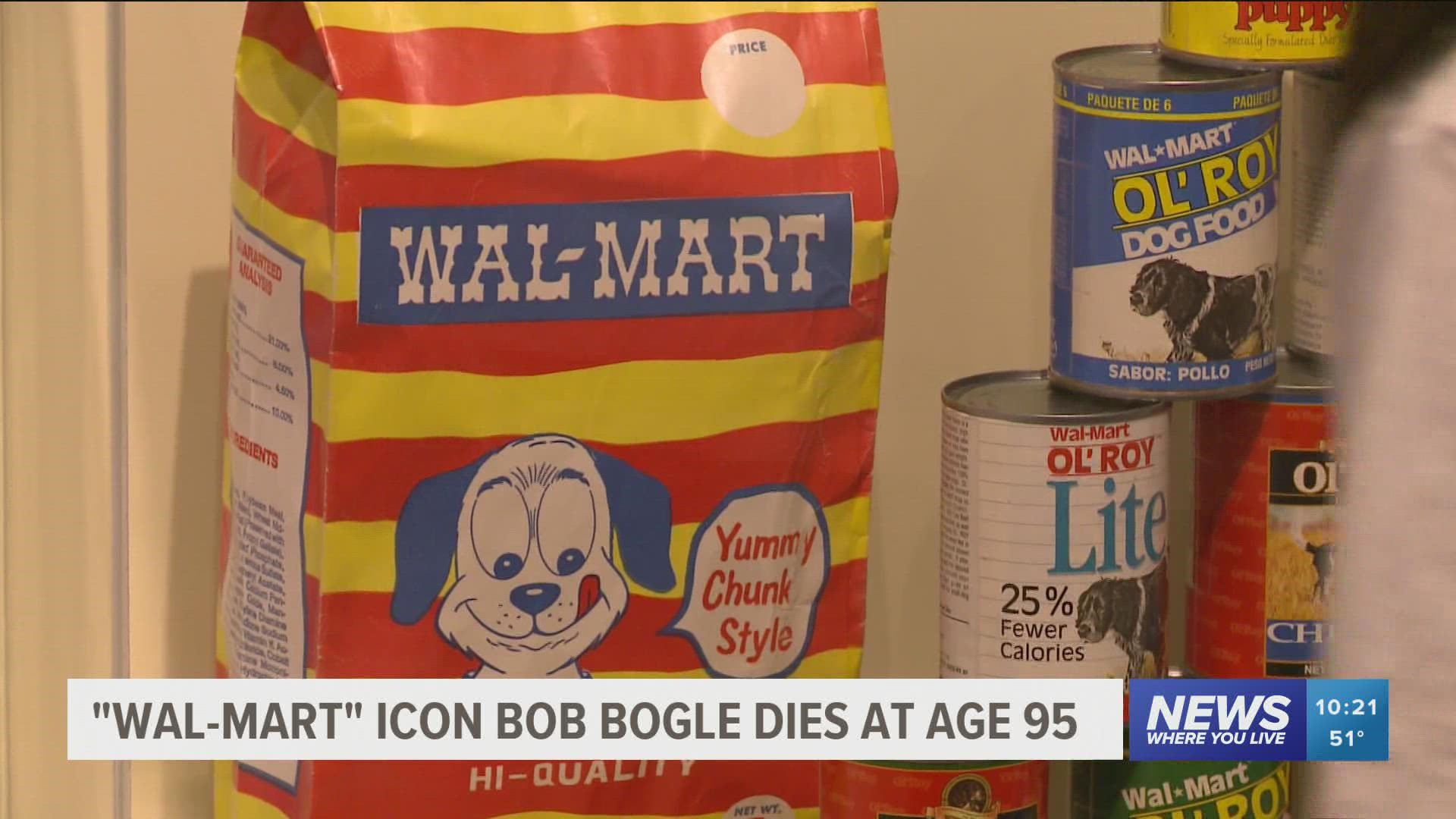 Bogle was Sam Walton’s first manager at the Walton Five and Dime on the Bentonville square. He worked with the company for 28 years before retiring in 1982.