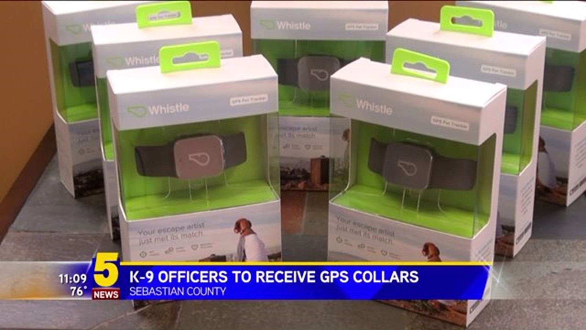 K-9 Officer To Receive GPS Collars