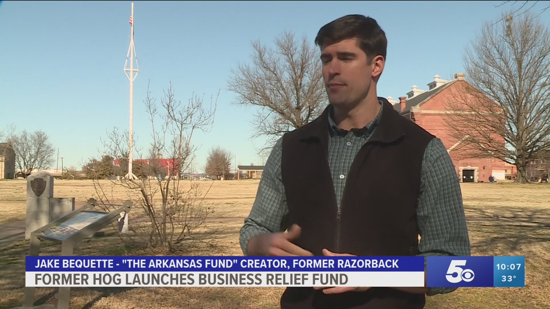 Jake Bequette started "The Arkansas Fund" organization when the pandemic started. The organization has raised more than $100,000 so far.