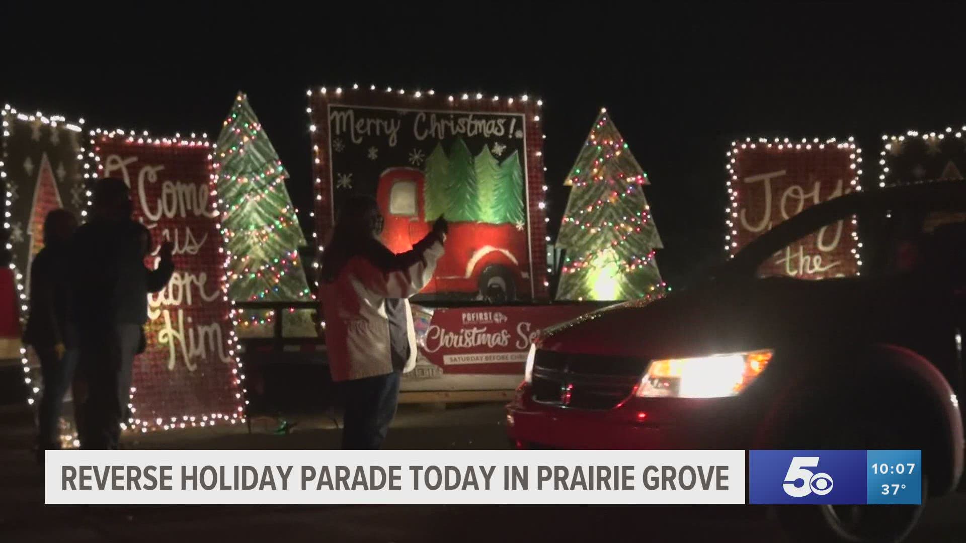 The parade had a larger turnout than organizers expected, they say around 400 vehicles passed through their line.