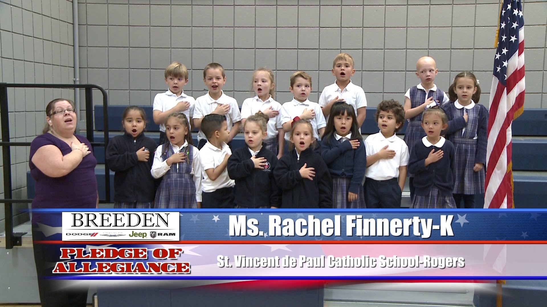 Ms. Rachel Finnerty  K  St. Vincent De Paul Catholic School - Rogers