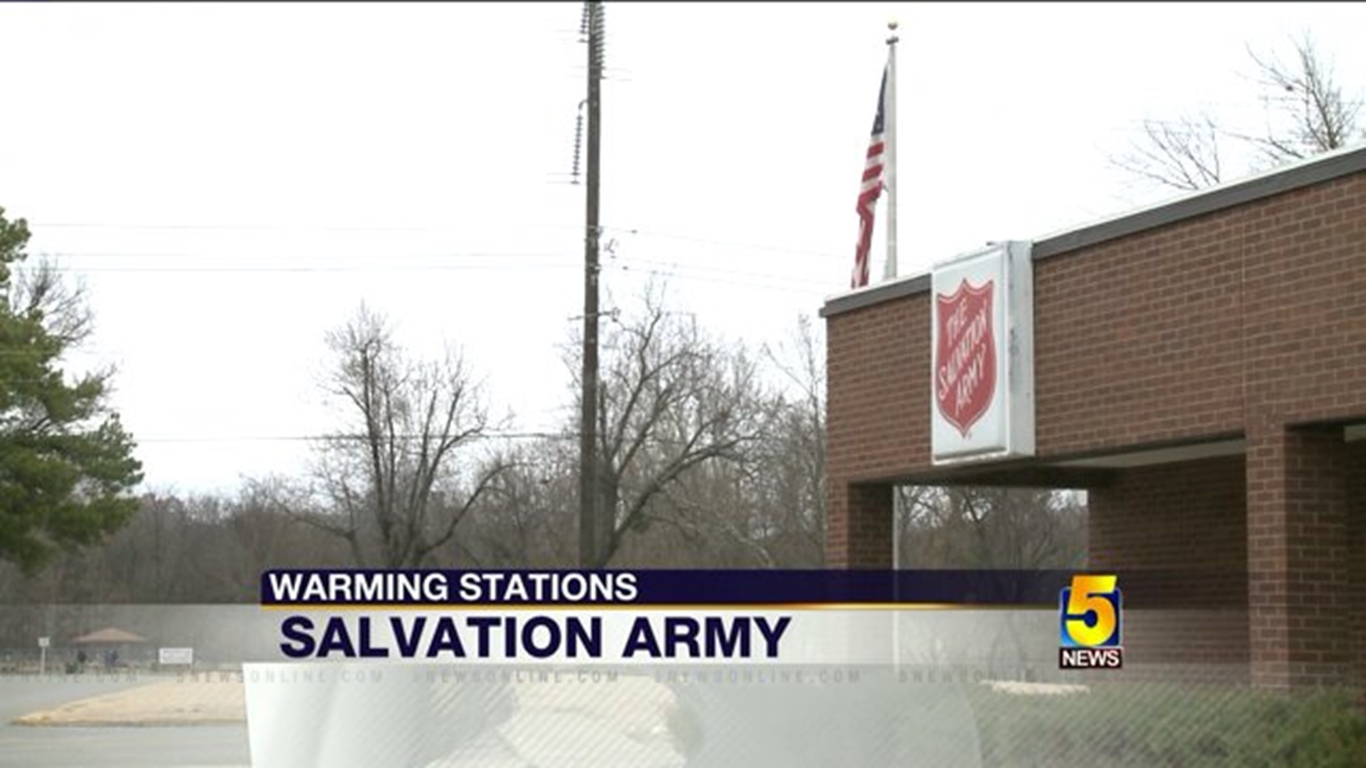 Salvation Army Opens Its Warming Stations