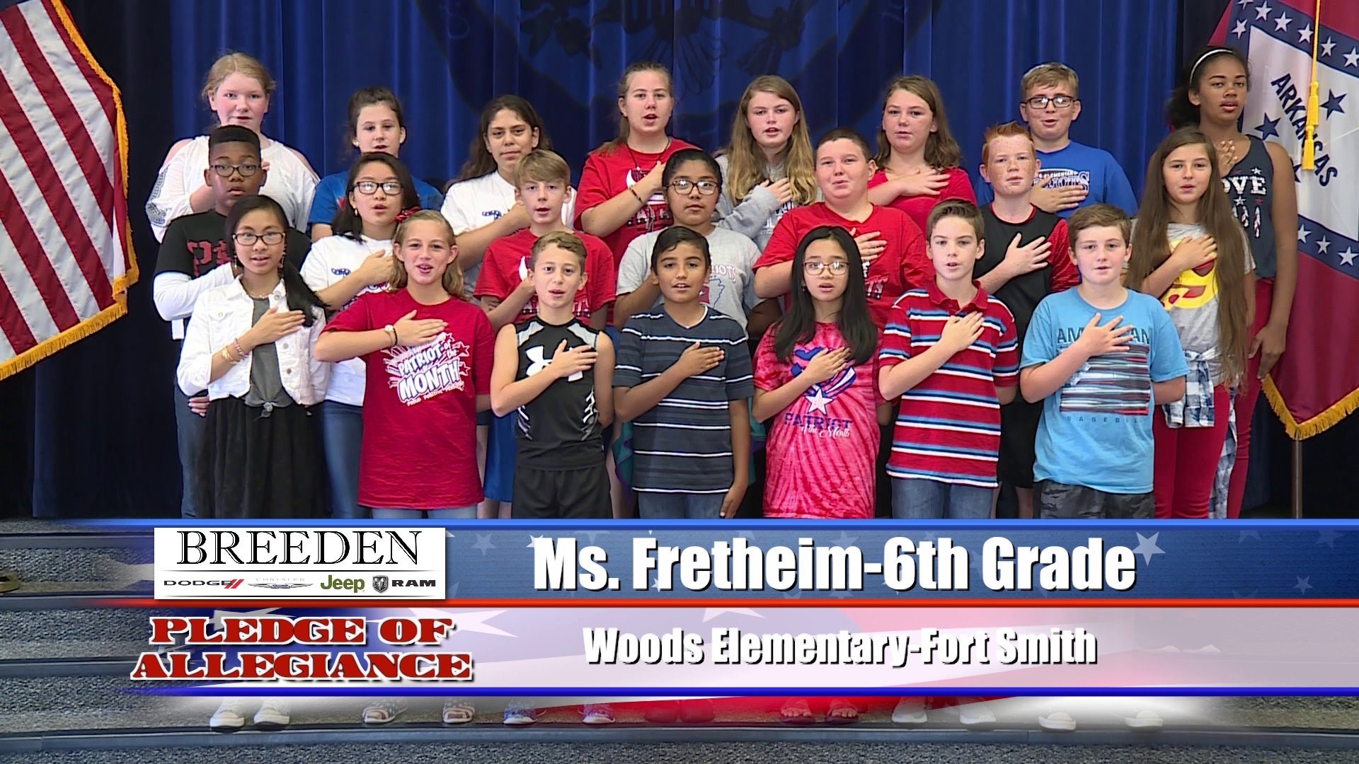 Ms. Fretheim  6th Grade  Woods Elementary  Fort Smith