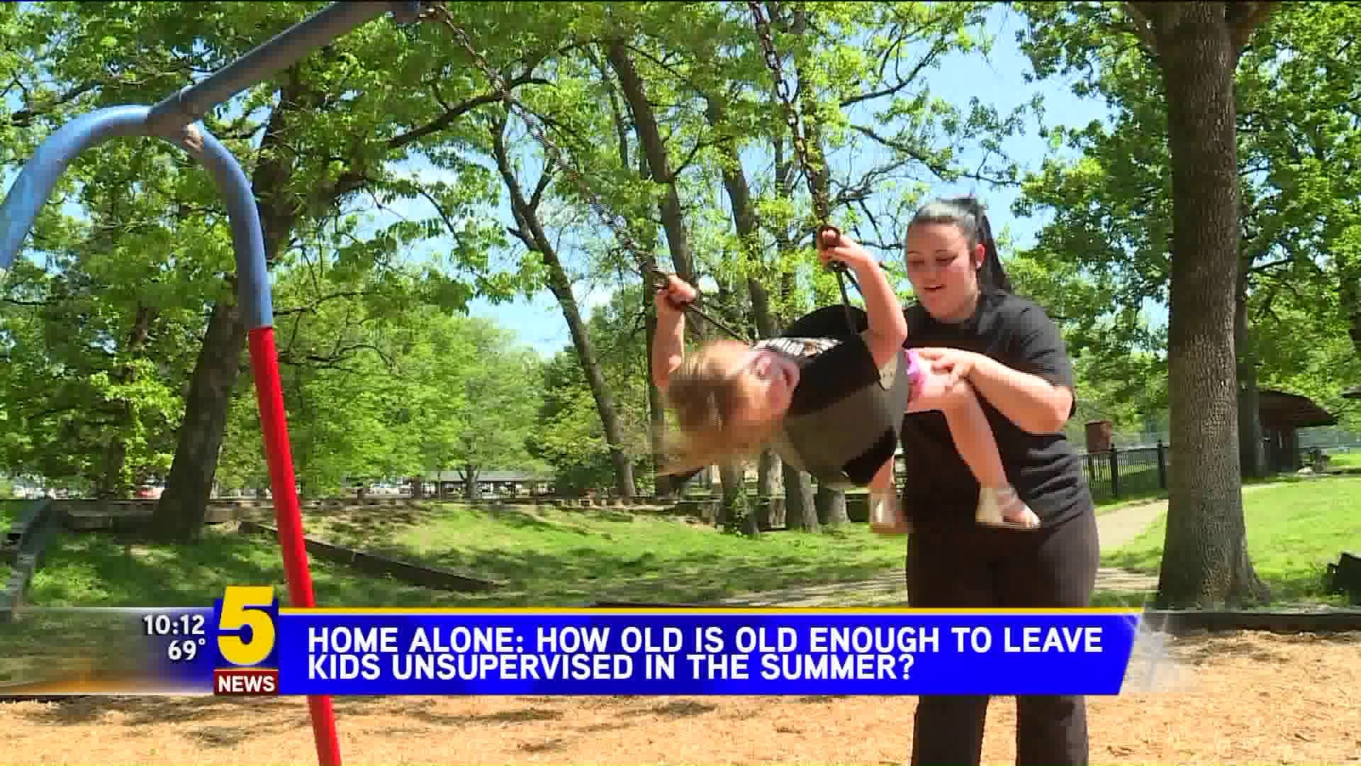Home Alone: Leaving Kids Home In The Summer