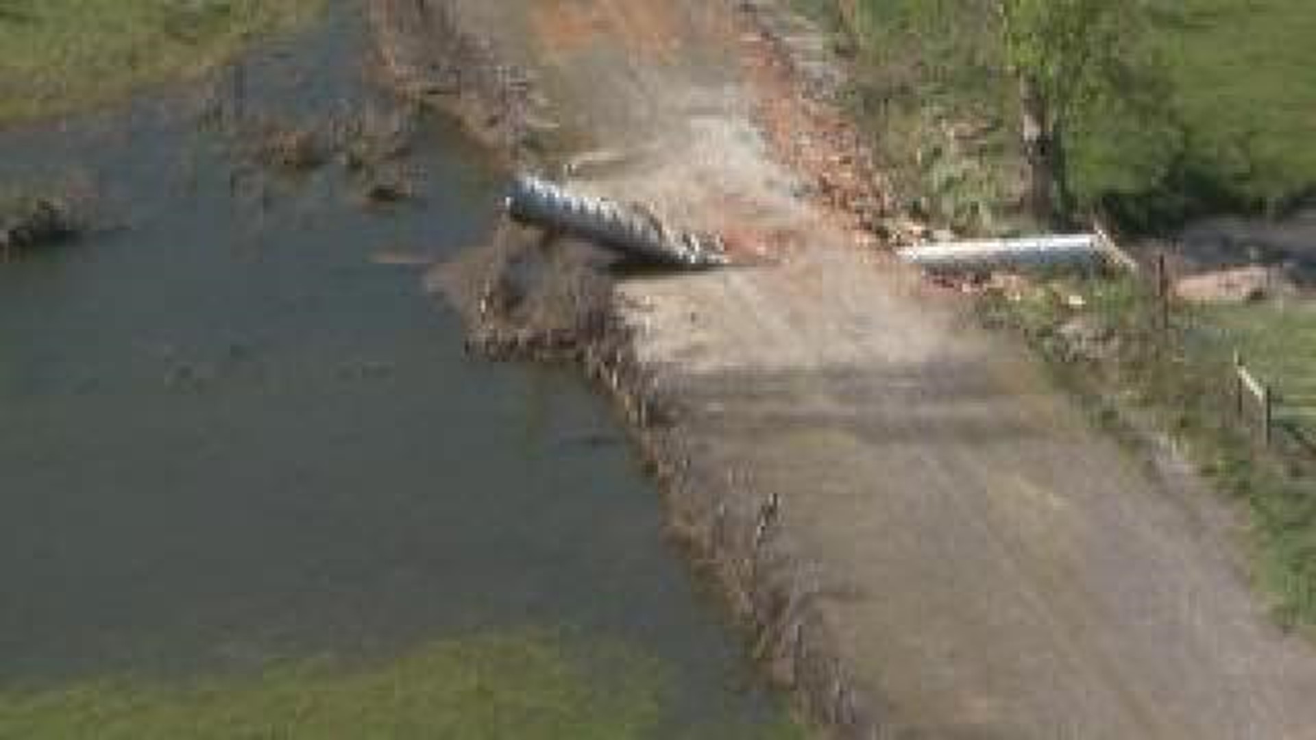 Officials Survey Benton County Road Damage by Air