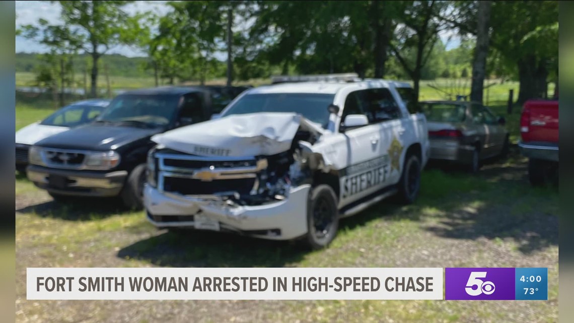 Fort Smith woman arrested in highspeed chase