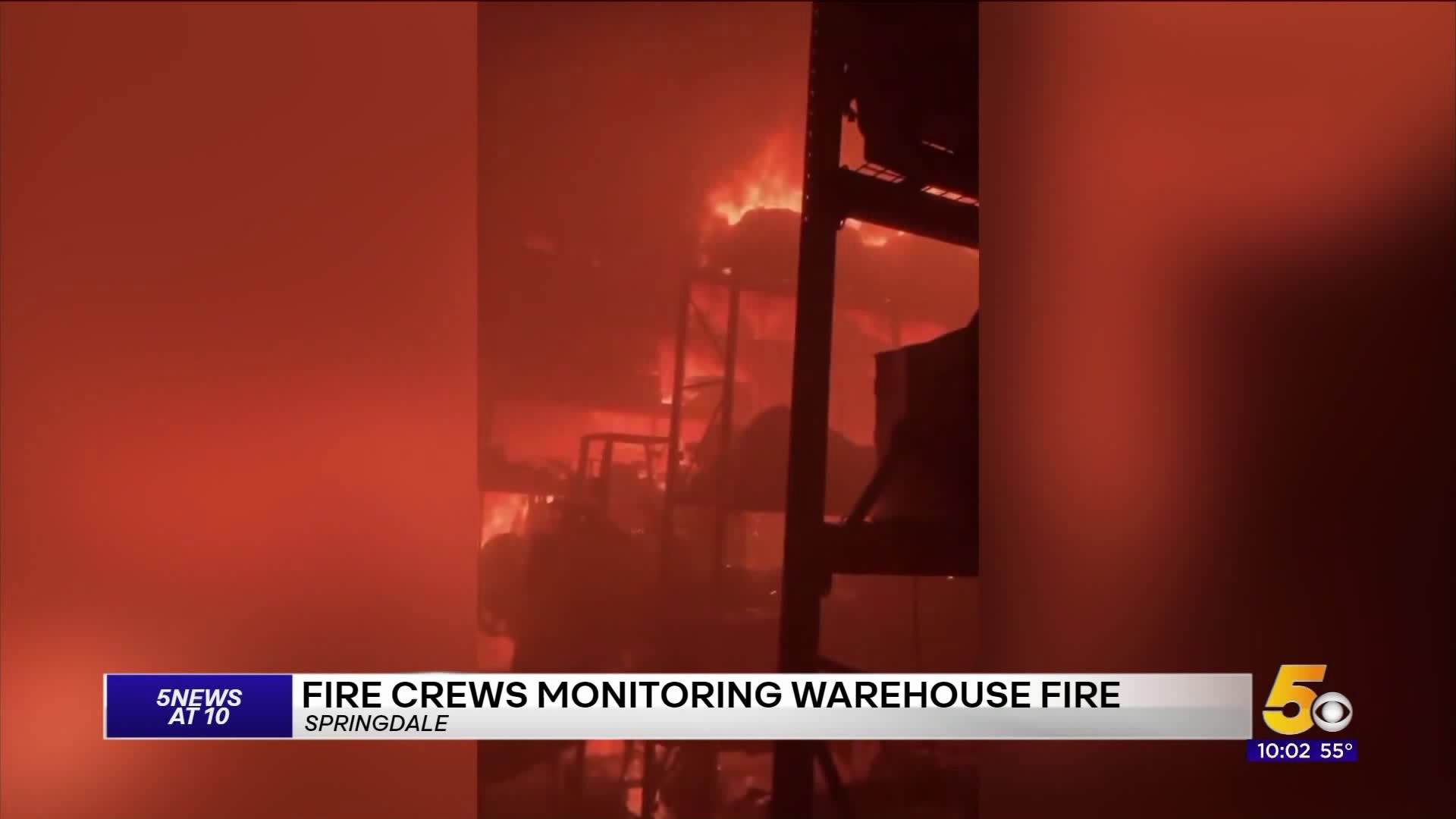 Springdale Warehouse Winding Down After More Than Two Days