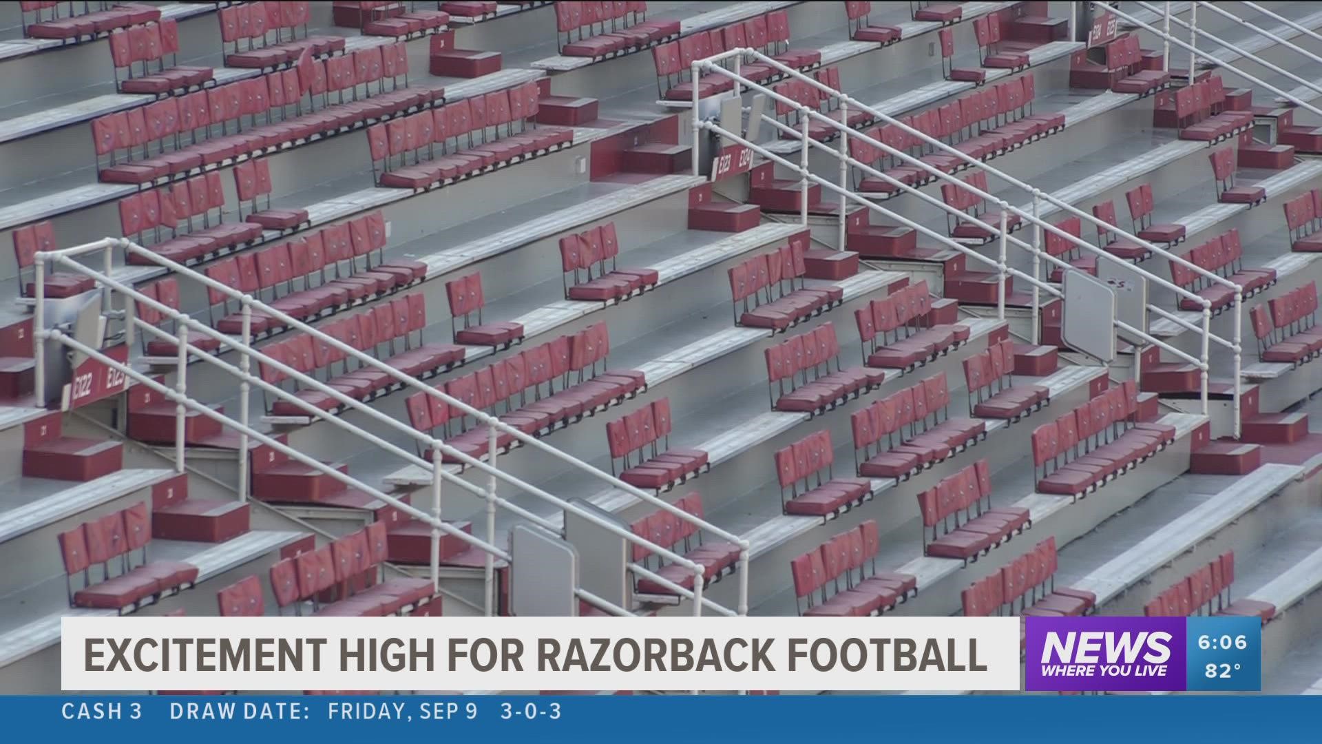 The University of Arkansas has made changes to make entry into Razorback Stadium easier for those attending football games.
