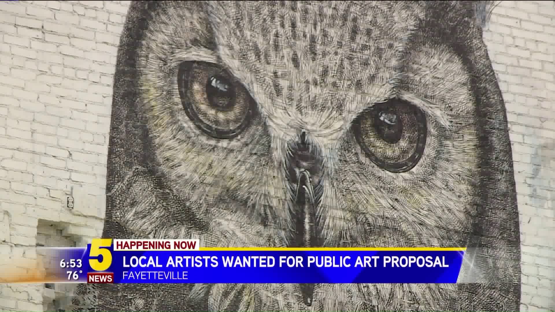 Local Artists Needed For Fayetteville Public Art Project