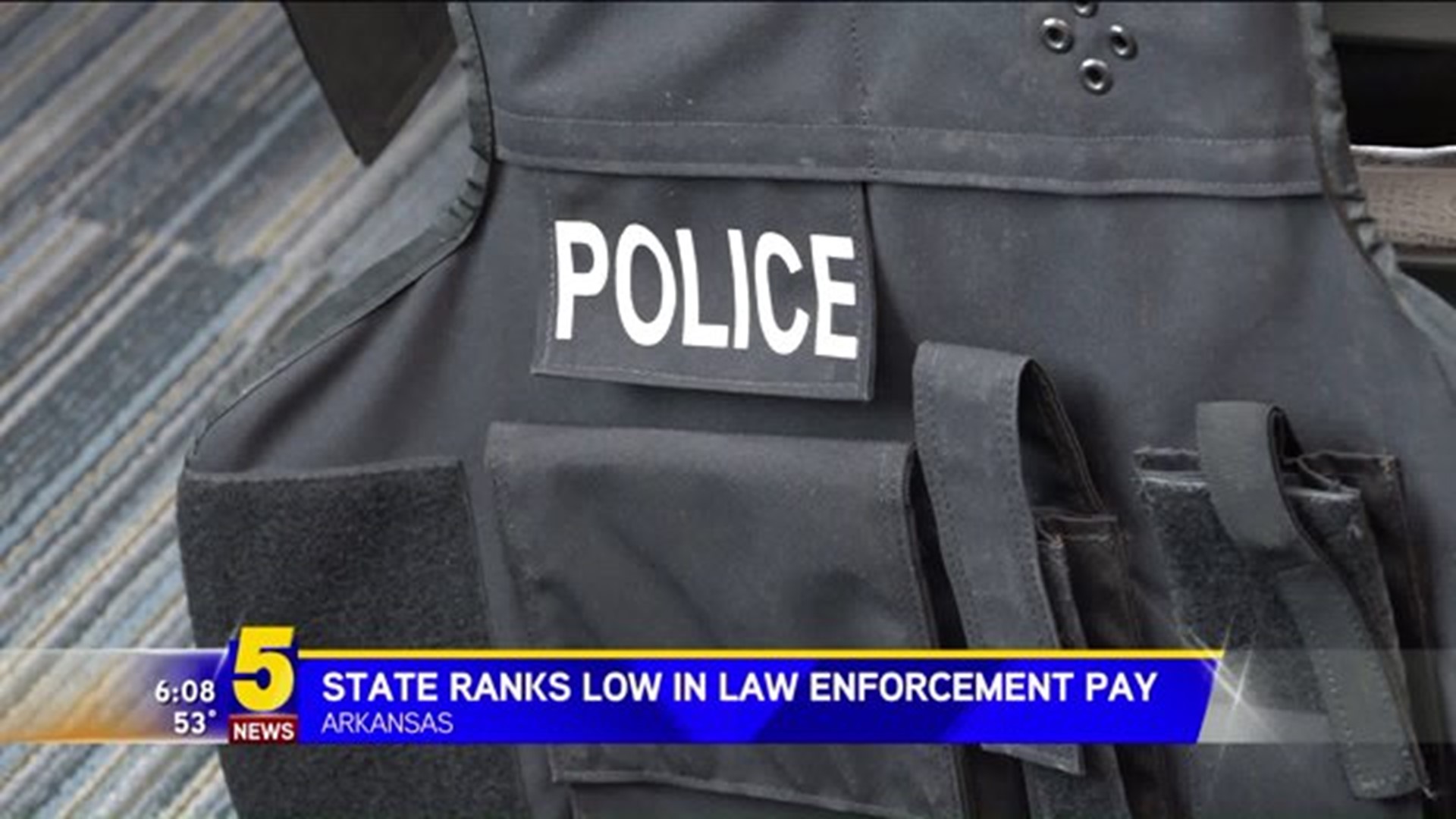 State Ranks Low In Law Enforcement Pay