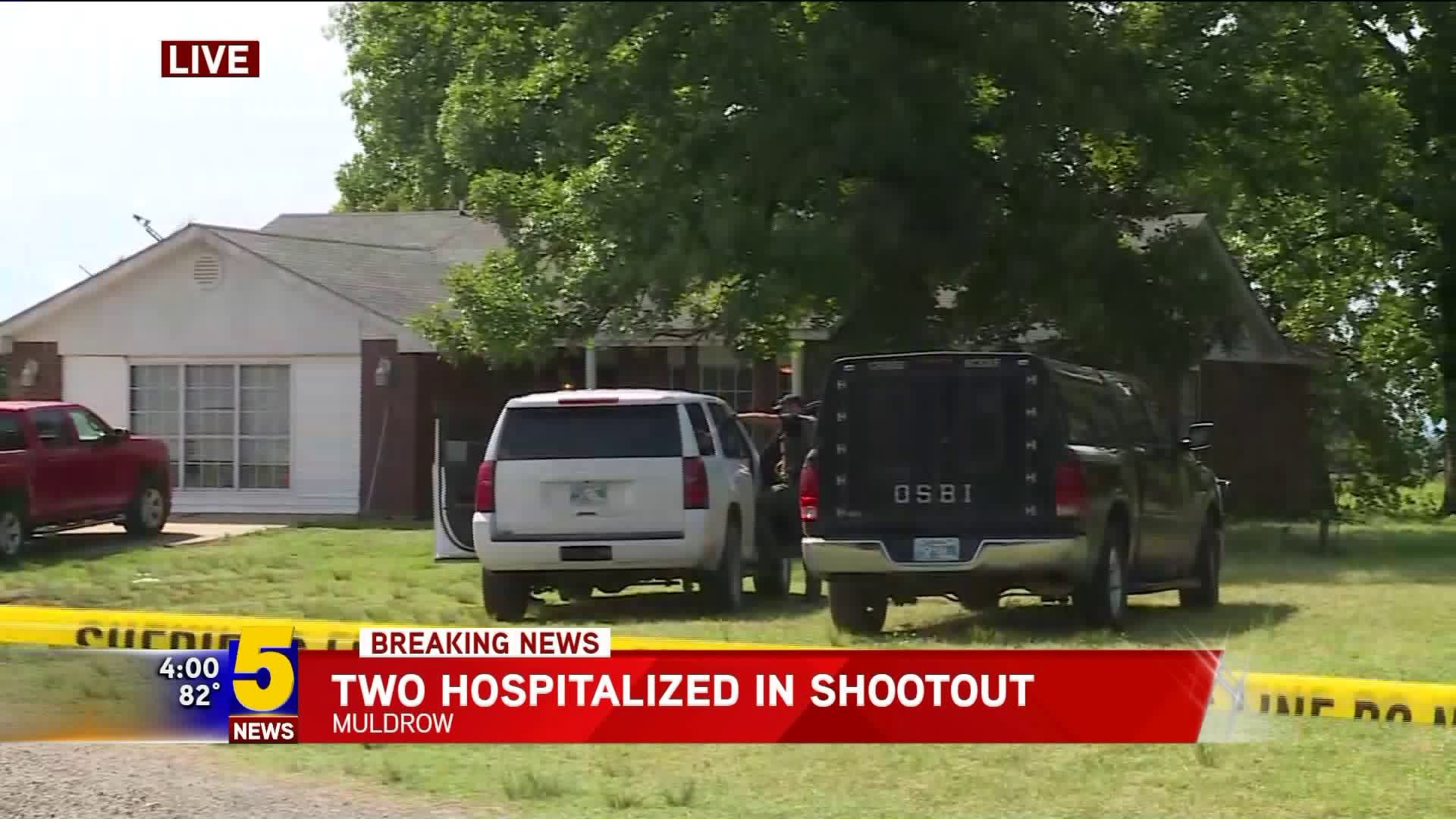 Two Hospitalized In Shootout