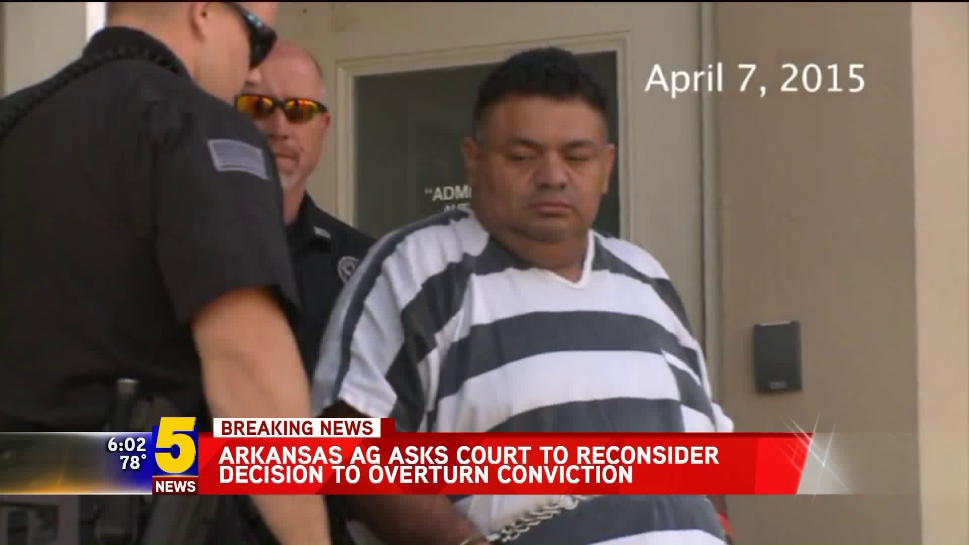 Arkansas AG Asks Court To Reconsider Decision To Overturn Conviction