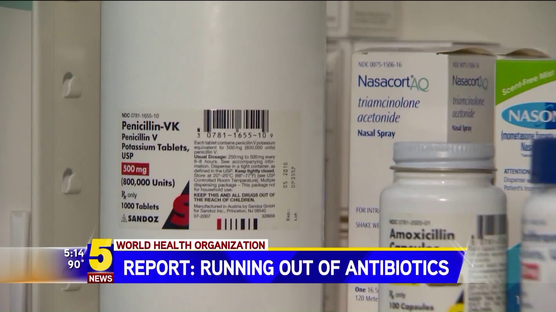 REPORT: Running Out Of Antibiotics