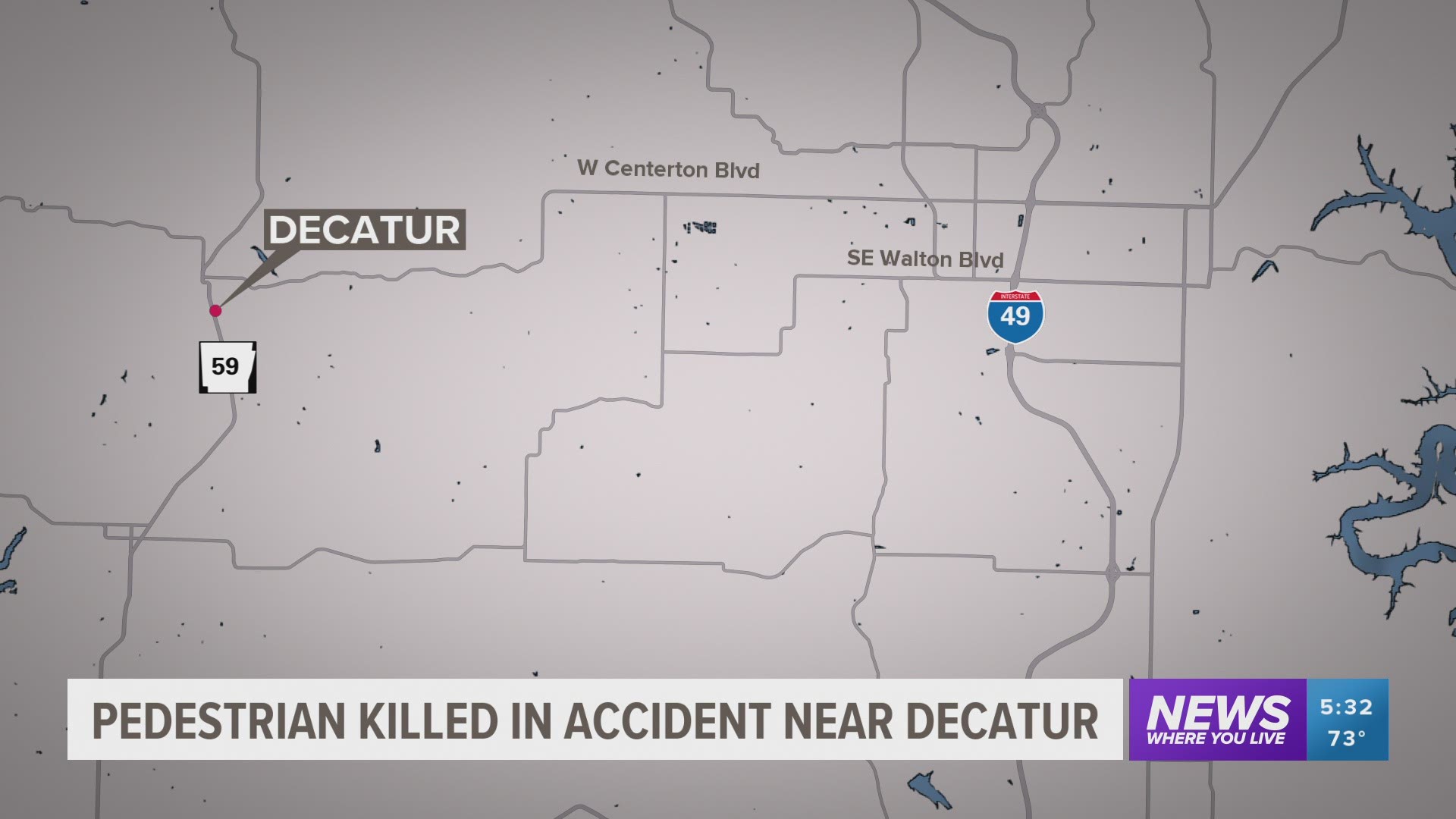 A pedestrian was killed in accident near Decatur.