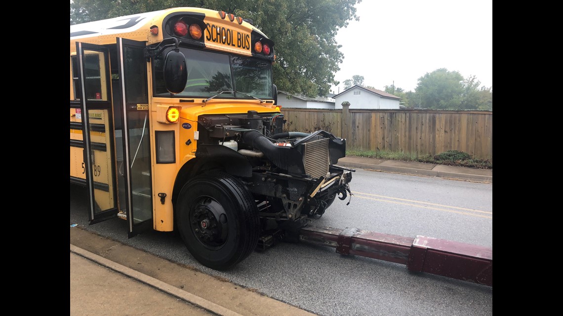 School Bus With Students Onboard Collides With Flatbed Truck In ...