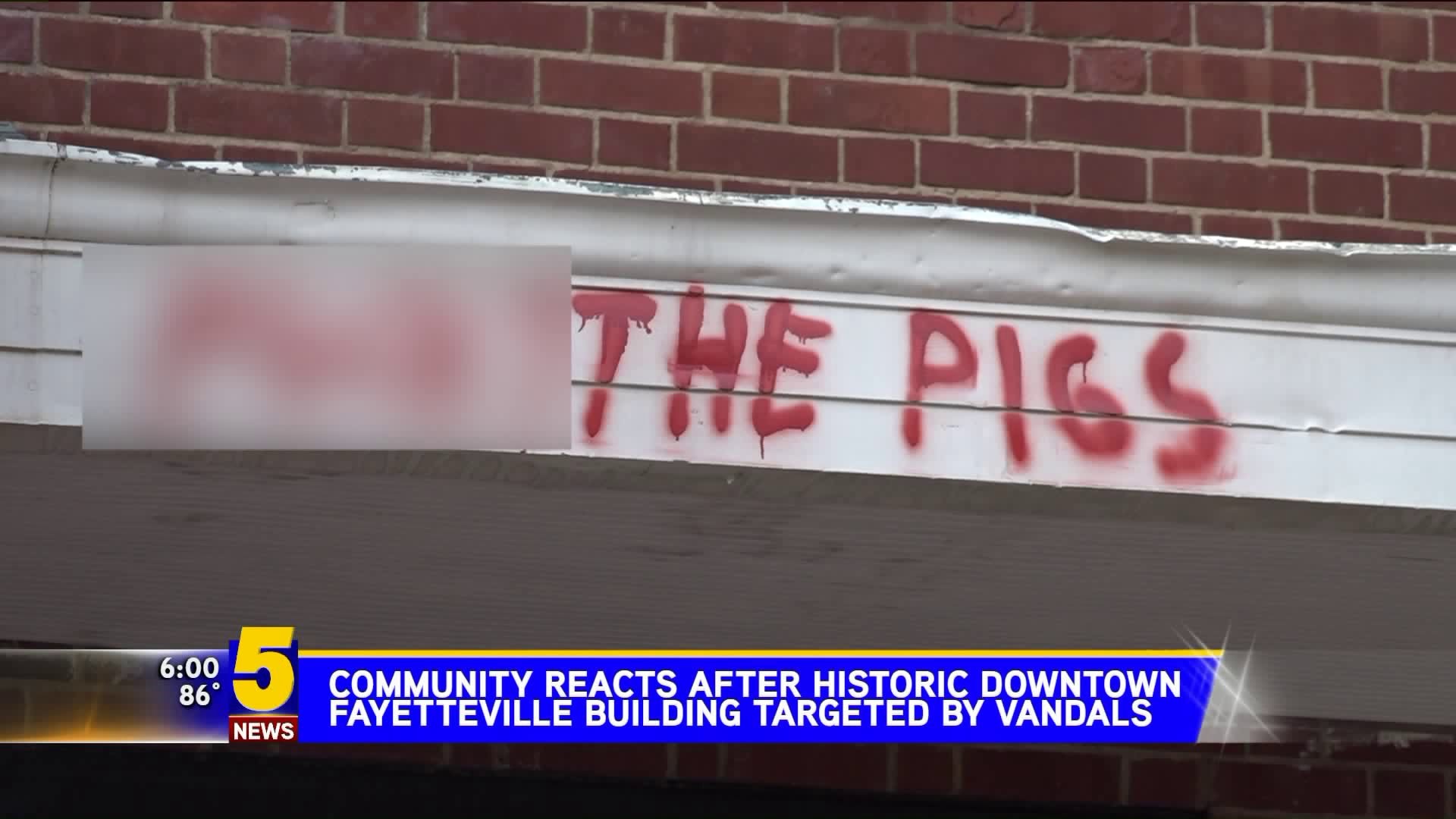 Historic Fayetteville Post Office Targeted By Vandals