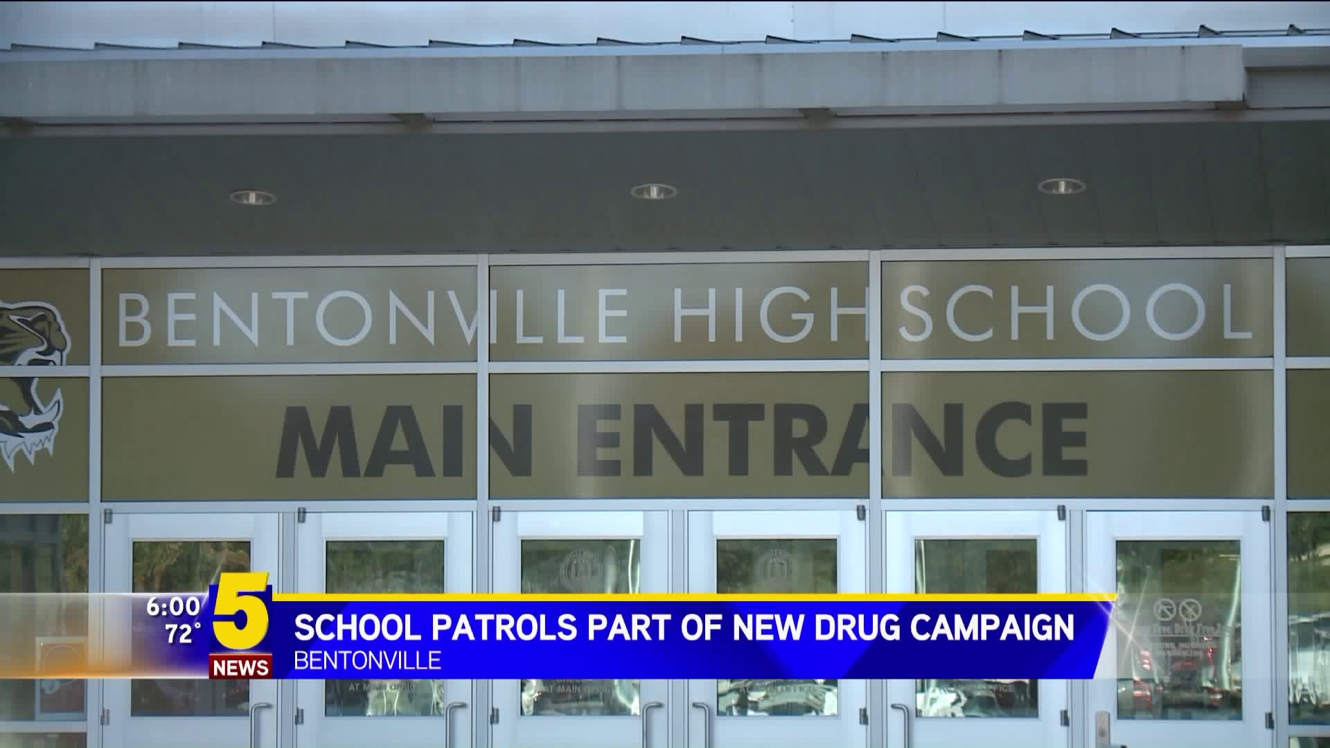School Patrols Part Of New Drug Campaign