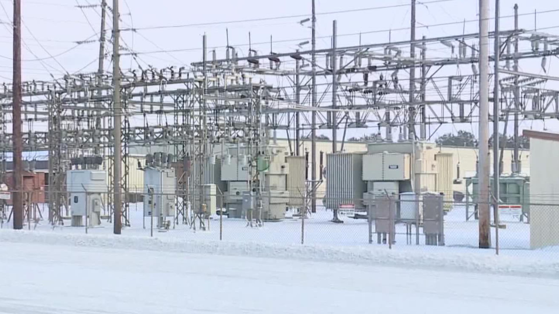 One energy official said that supplies were already on hand from last week's storm, and now they have crews on standby ready for more outages.