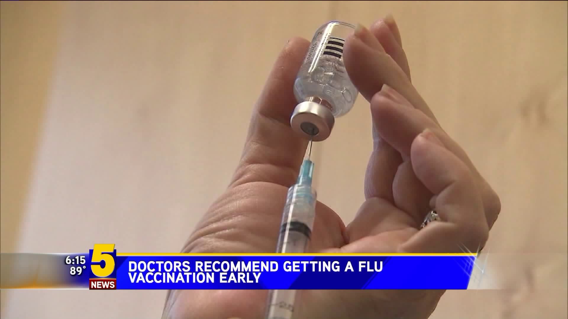 Doctors Recommend Getting Flu Vaccination Early