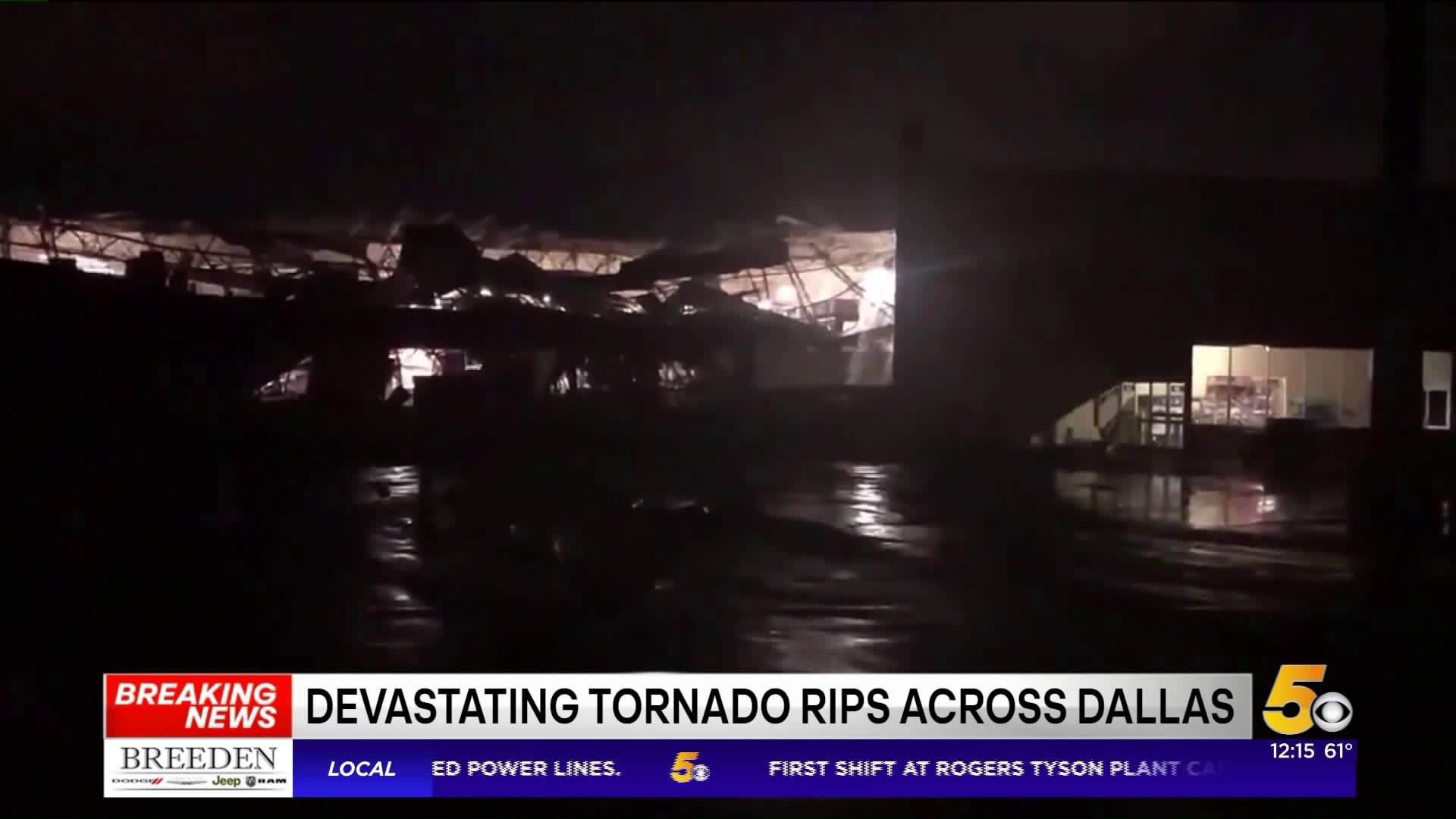 Tornado Rips Through Dallas