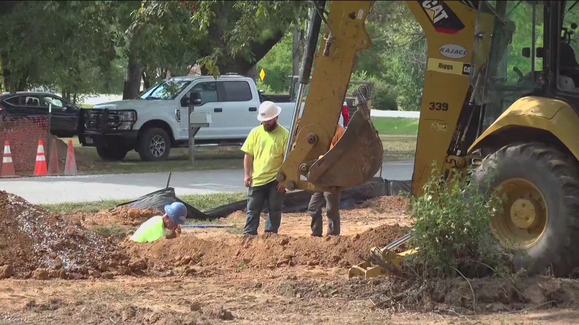 Residents on the east side of Fayetteville and Goshen are being asked to conserve water amid high temperatures.