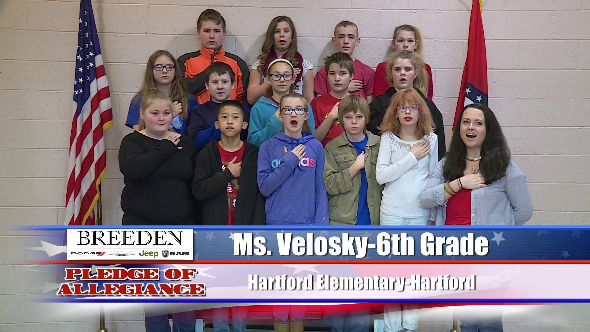 Hartford Elementary, Hartford - Ms. Velosky - 6th Grade