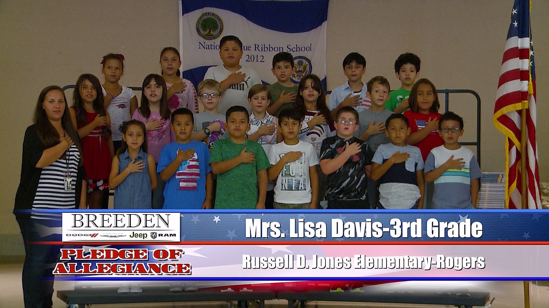 Mrs. Lisa Davis- 3rd Grade Russell D. Jones Elementary, Rogers