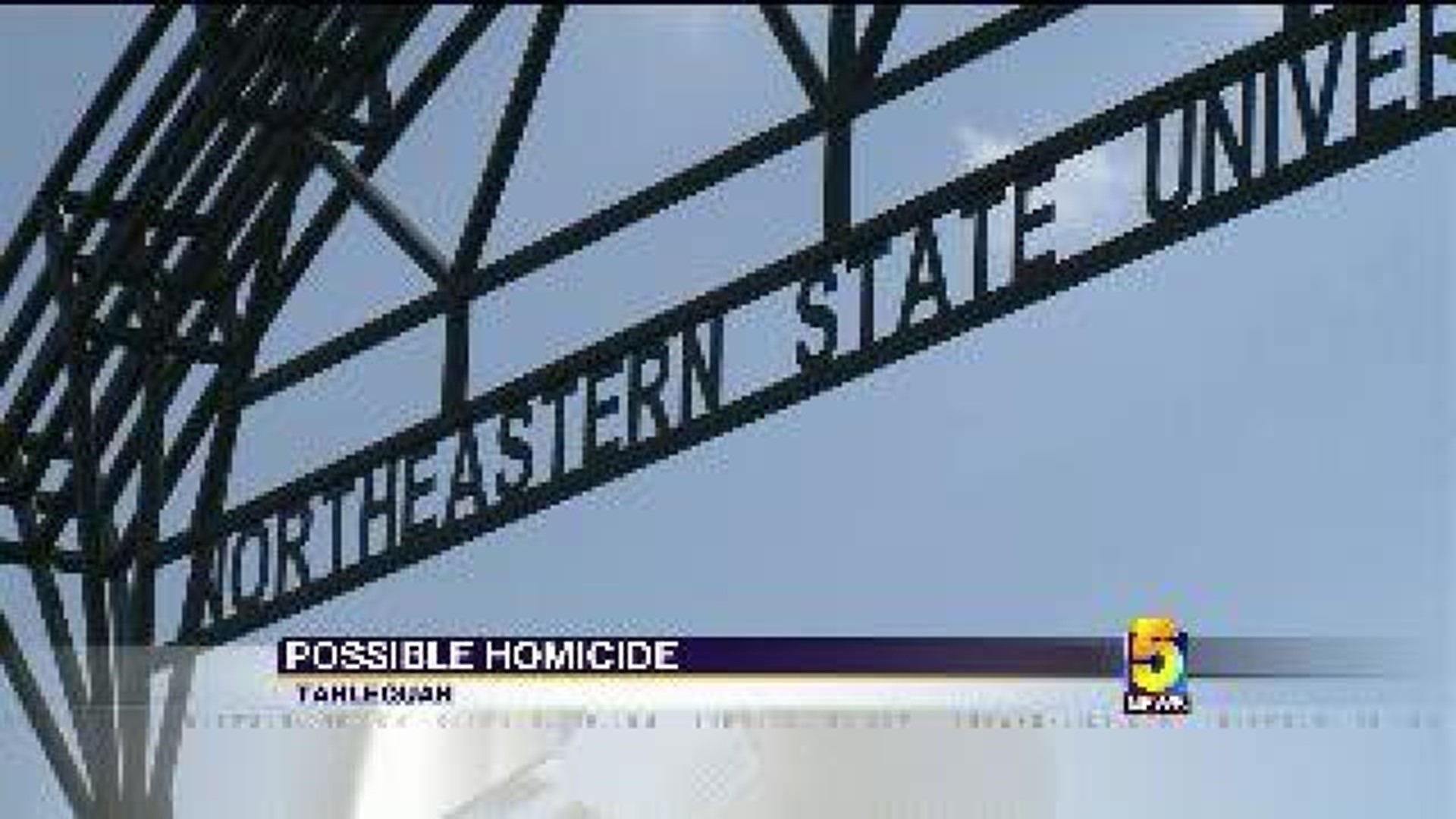 OSBI Investigates Possible Homicide