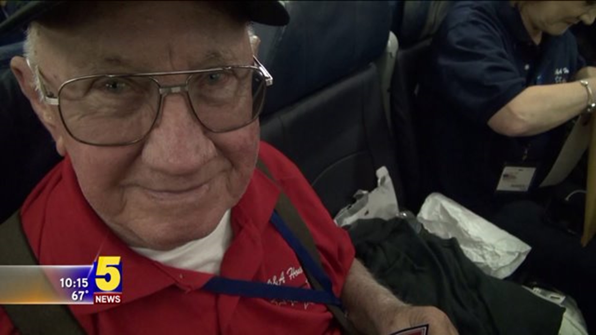 Veterans Surprised on Trip Home from Washington