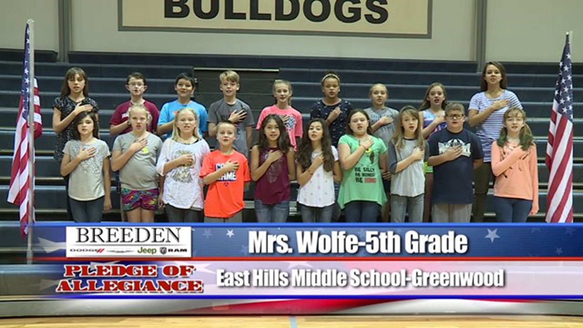 East Hills Middle School, Greenwood - Mrs. Wolfe - 5th Grade