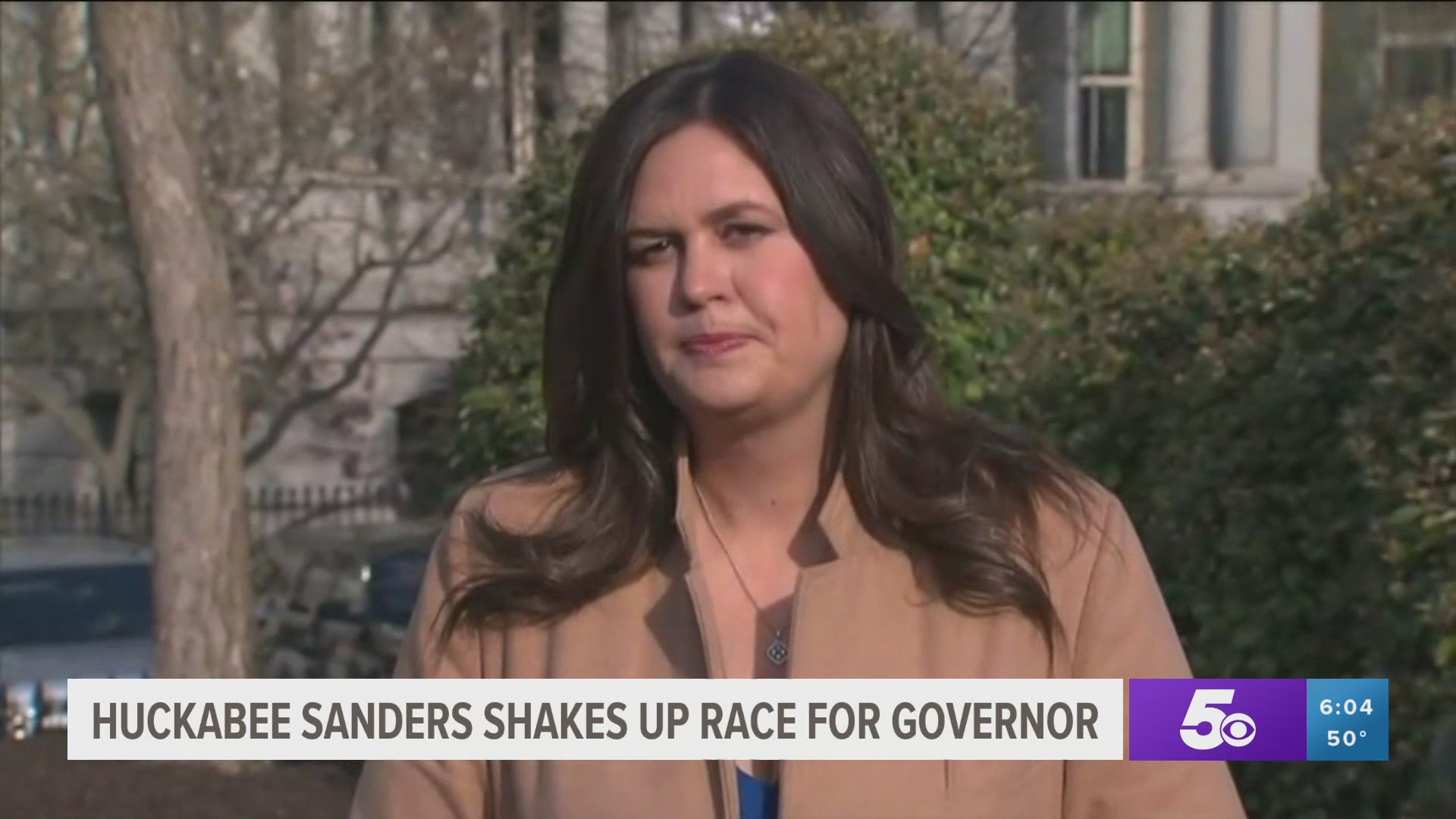 Sarah Huckabee Sanders has officially announced she's running for governor of Arkansas. She joins Attorney General Leslie Rutledge and Lt. Governor Tim Griffin.