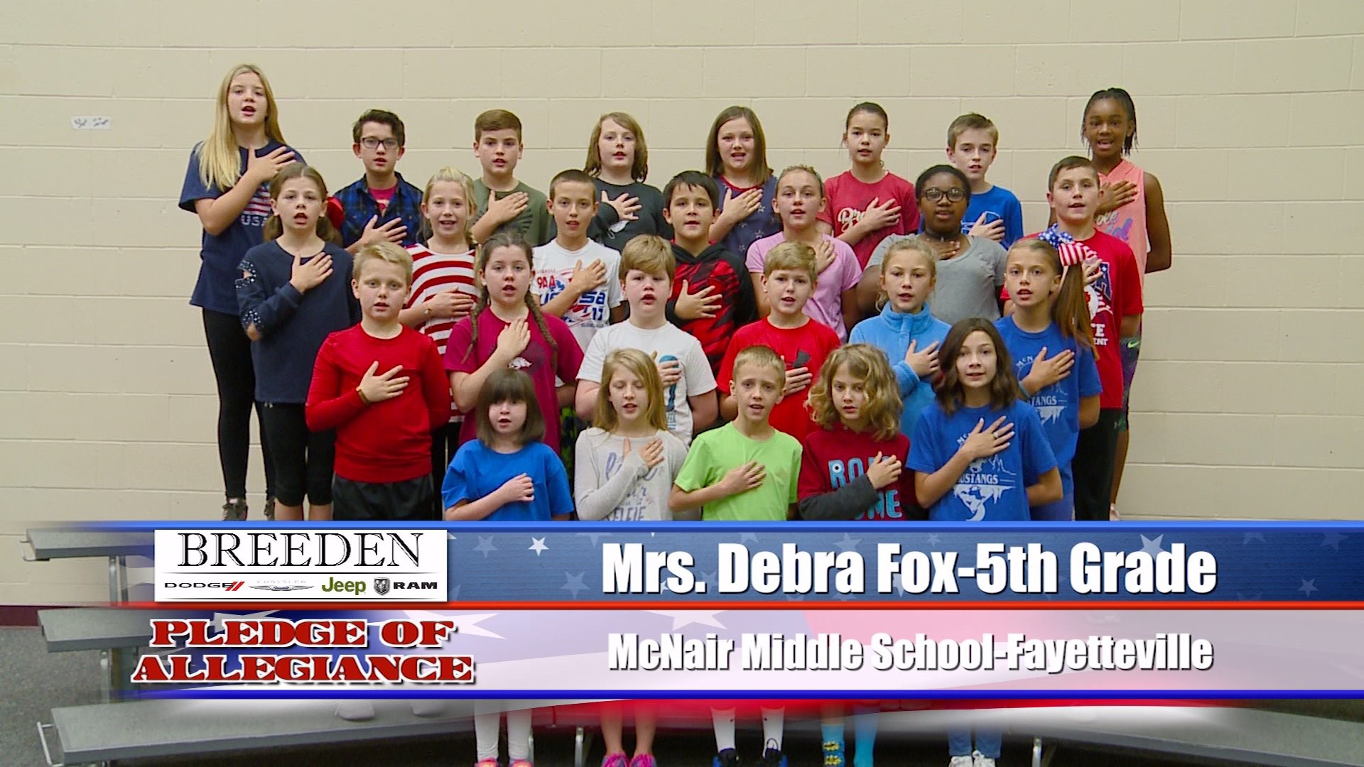 Mrs. Debra Fox  5th Grade McNair Middle School, Fayetteville