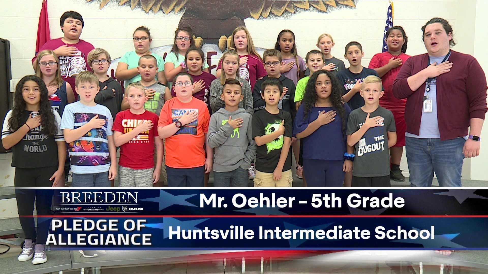Mr. Oehler  5th Grade Huntsville Intermedia School