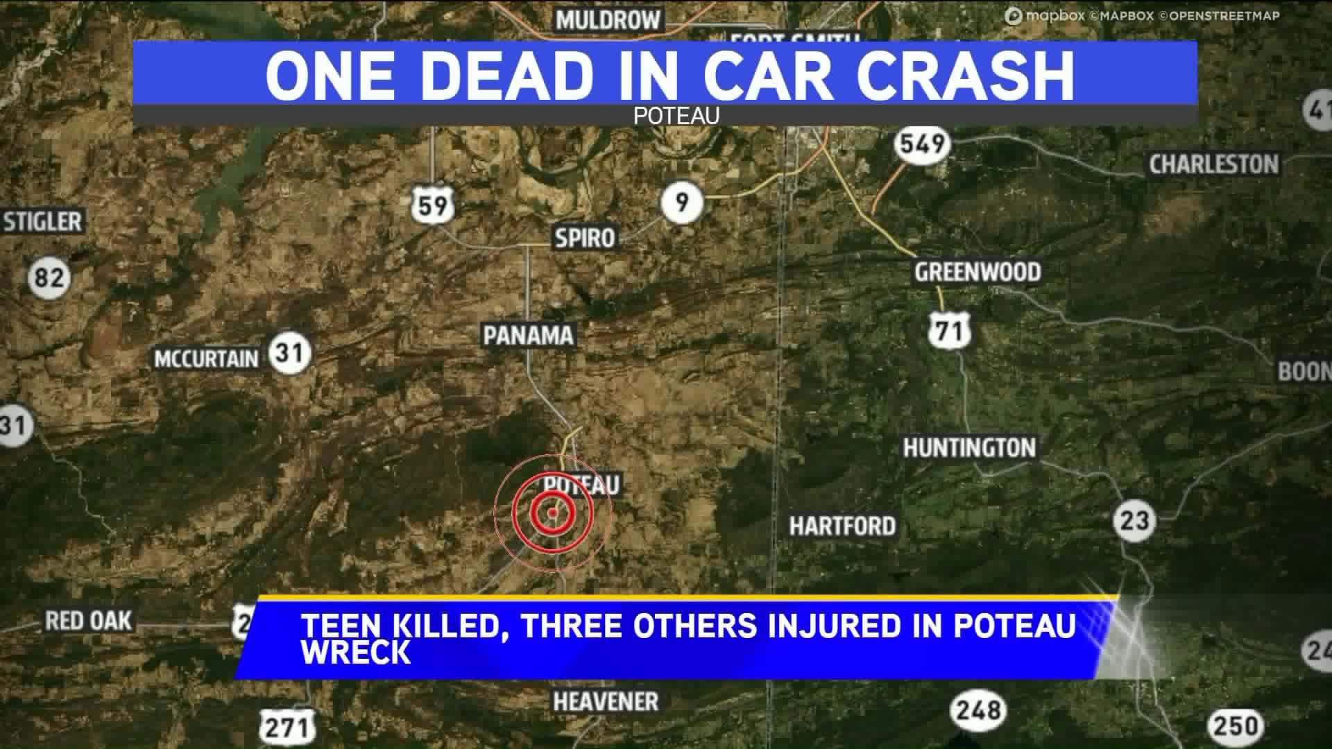 Teen Killed, Three Others Injured In Poteau Wreck