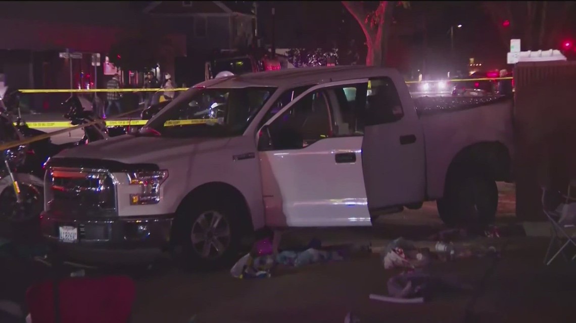 Truck crashes through Bakersfield Christmas parade