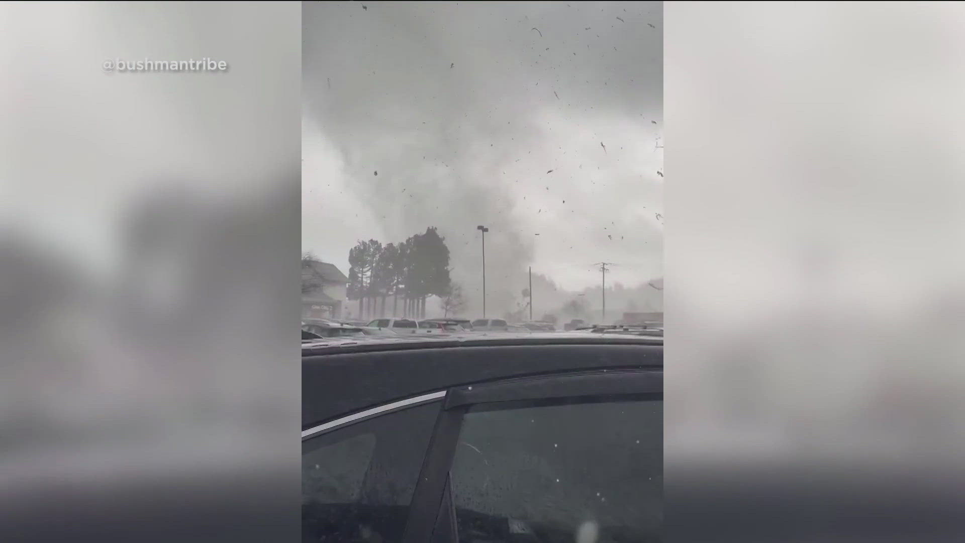 The tornado passed through Scotts Valley, around 67 miles south of San Francisco.